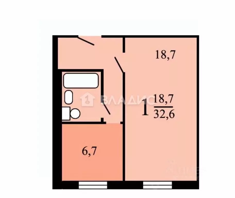 1-к кв. Москва ул. Красного Маяка, 11К1 (33.0 м) - Фото 2