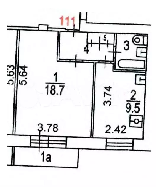 Аукцион: 1-к. квартира, 34,5 м, 7/9 эт. - Фото 1