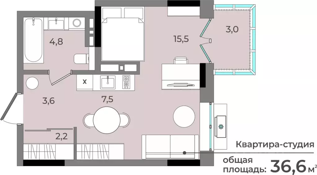 Студия Удмуртия, Ижевск ул. Имени В.С. Тарасова, 6 (36.6 м) - Фото 0