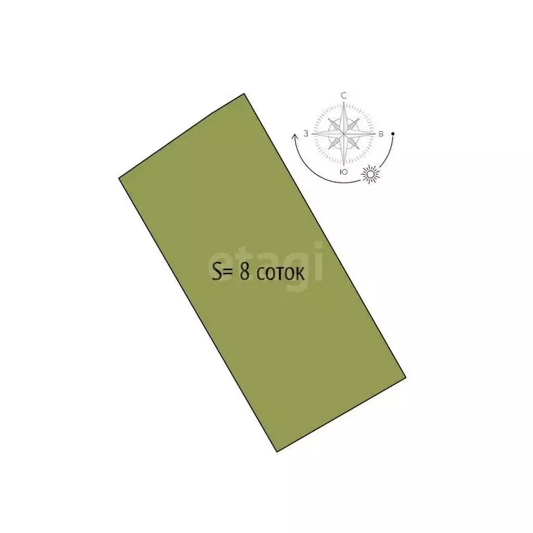 Участок в Колыванский район, деревня Малый Оеш (8 м) - Фото 1