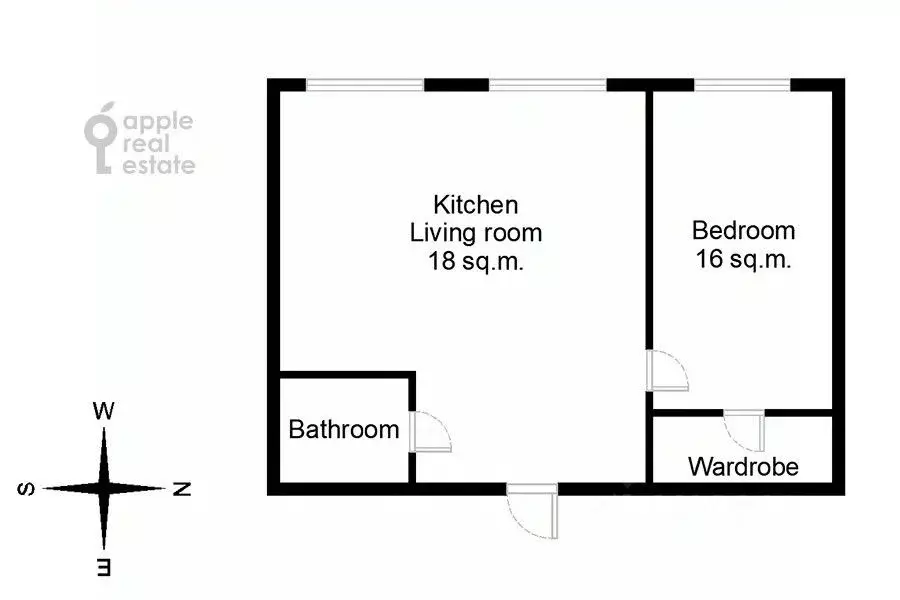 2-к кв. Москва Смоленская ул., 10 (50.0 м) - Фото 2