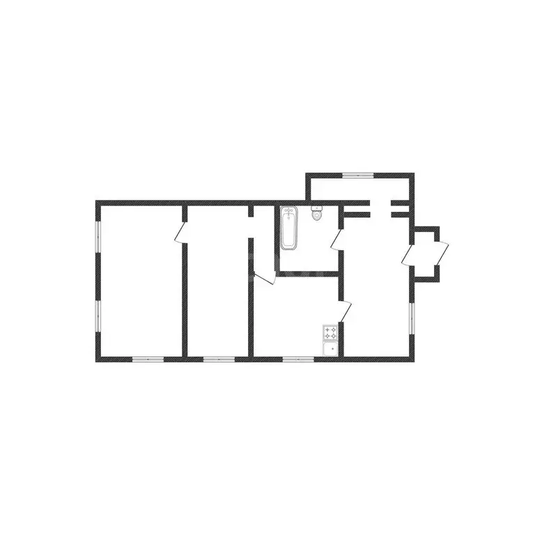 Дом в Бийск, улица Ивана Тургенева (60.6 м) - Фото 2