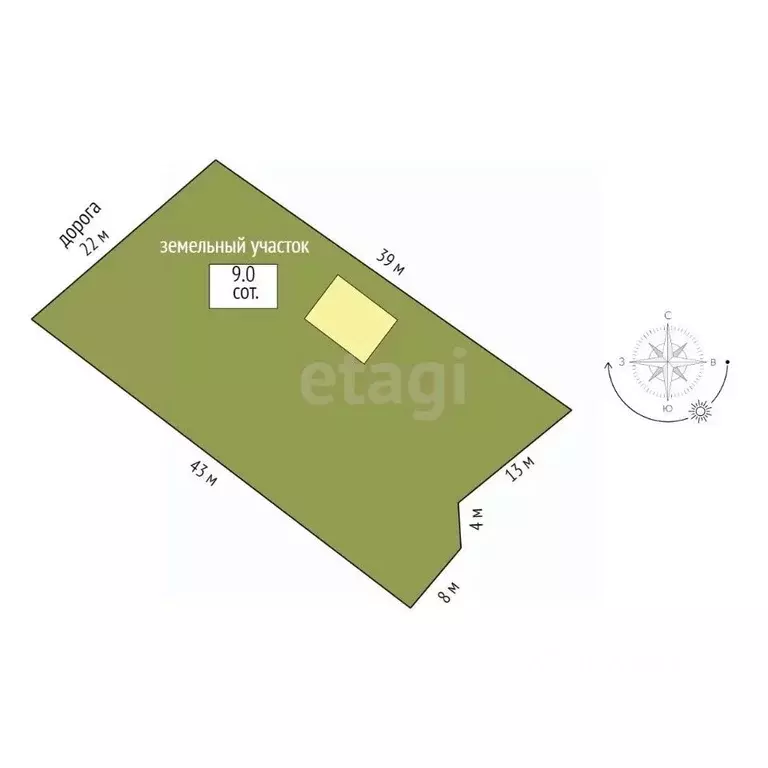 Участок в Саха (Якутия), с. Пригородный ул. Синяя Стрелка (8.0 сот.) - Фото 2