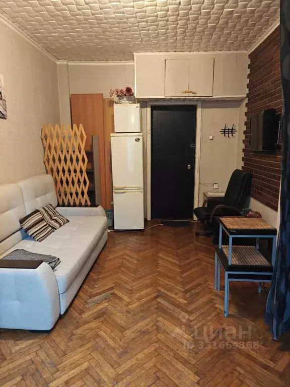 Комната Москва Даниловская наб., 2к3 (22.0 м) - Фото 1