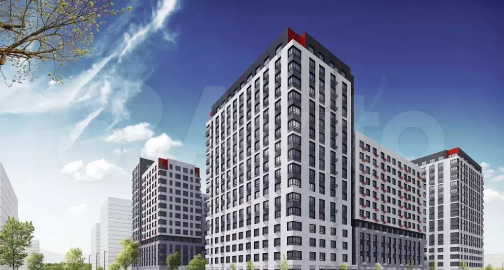 Квартира-студия, 24,6 м, 7/17 эт. - Фото 1