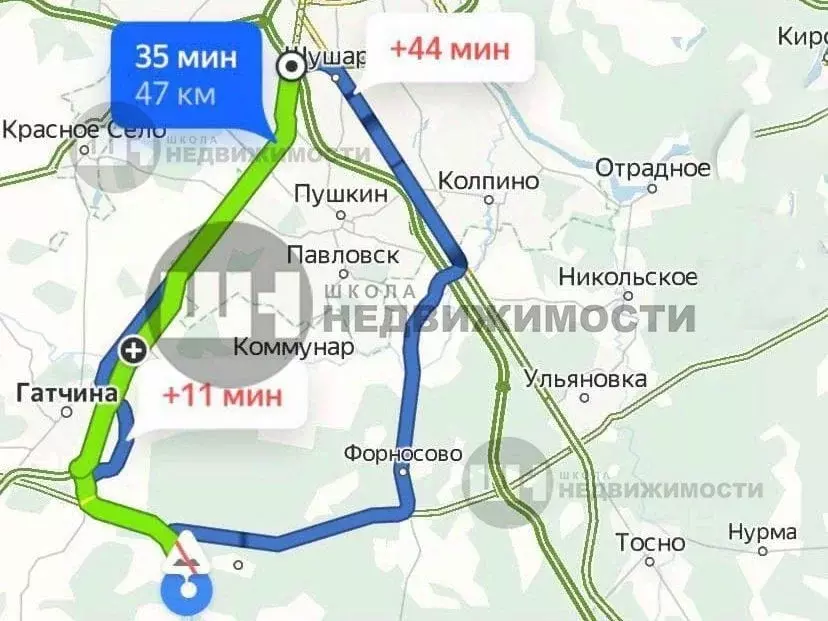 Участок в Ленинградская область, Гатчинский муниципальный округ, д. ... - Фото 2