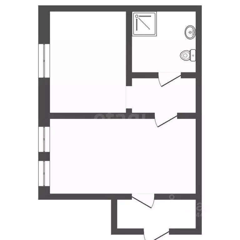 2-к кв. Оренбургская область, Оренбург ул. Яицкая, 19 (45.5 м) - Фото 2