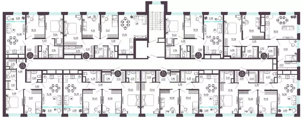 3-к кв. Тульская область, Тула ул. Купцов Гречихиных (70.72 м) - Фото 1