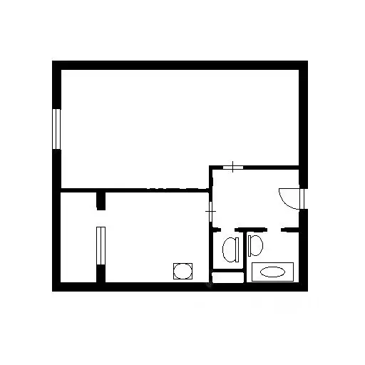 1-к кв. Санкт-Петербург Кременчугская ул., 9К1 (43.0 м) - Фото 2