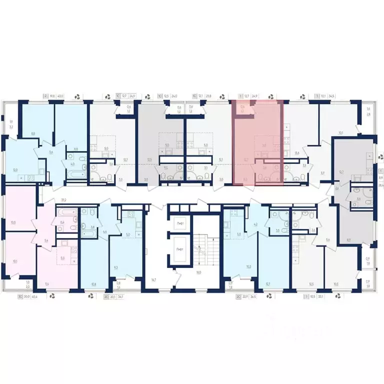 1-к кв. Башкортостан, Уфа ул. Евгения Столярова, 13 (24.9 м) - Фото 2