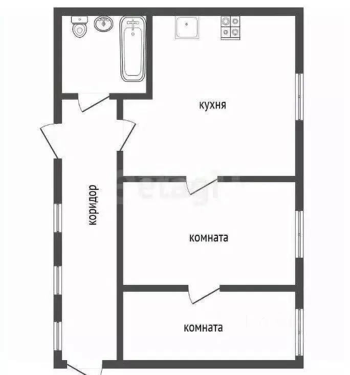 Дом в Воронежская область, Хохольский район, Гремяченское с/пос, с. ... - Фото 1