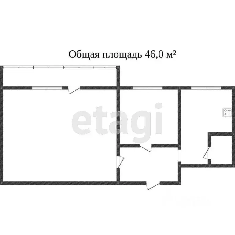 2-к кв. Саратовская область, Саратов Ипподромная ул., 11 (43.1 м) - Фото 1