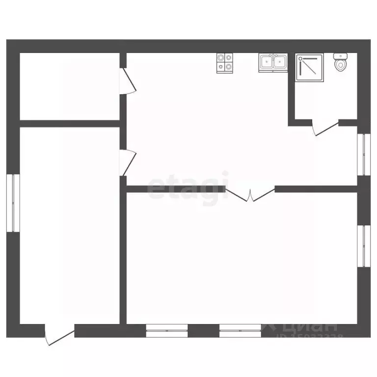 Дом в Владимирская область, Муром ул. Орджоникидзе, 1А (38 м) - Фото 2