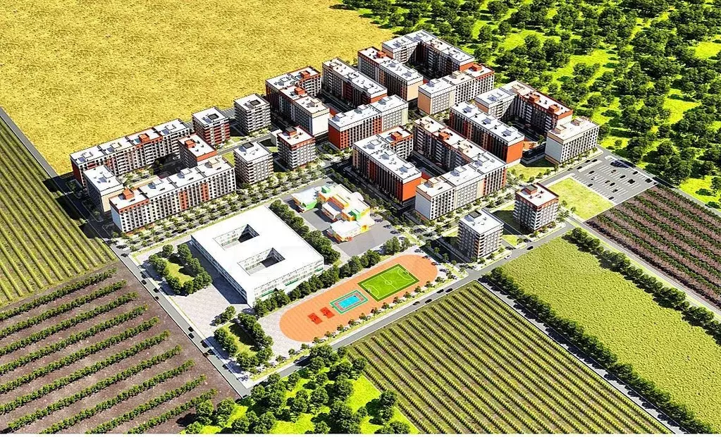 Квартира-студия, 37 м, 6/8 эт. - Фото 0