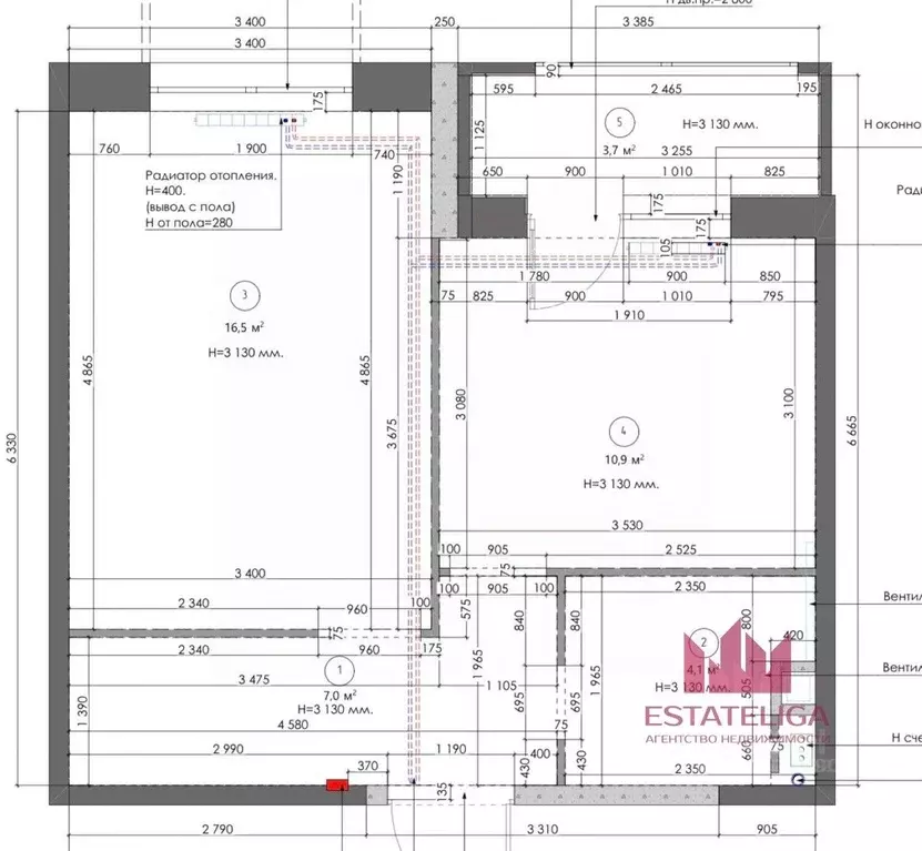 1-к кв. Москва Винницкая ул., 8к3 (42.0 м) - Фото 1