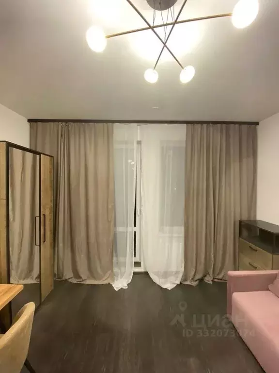 Студия Санкт-Петербург ул. Верхне-Каменская, 11к1 (25.7 м) - Фото 1