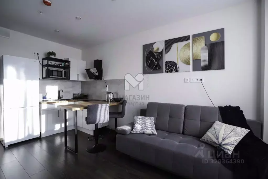 Свободной планировки кв. Санкт-Петербург ул. Крыленко, 14с3 (27.6 м) - Фото 0