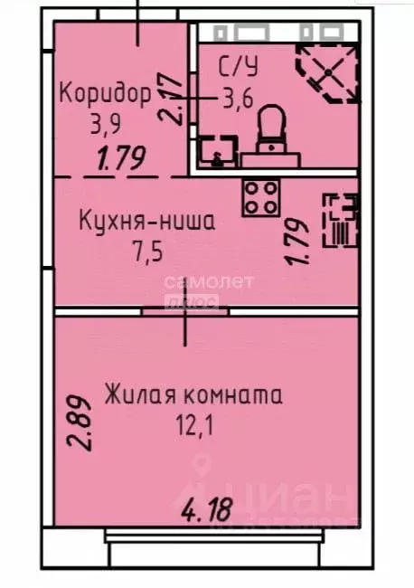 1-к кв. Иркутская область, Иркутск Култукская ул., 18 (27.1 м) - Фото 1