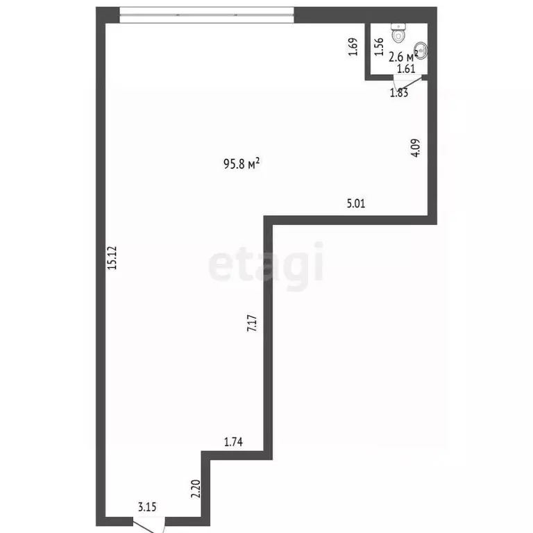 Торговая площадь в Тюменская область, Тюменский муниципальный округ, ... - Фото 2