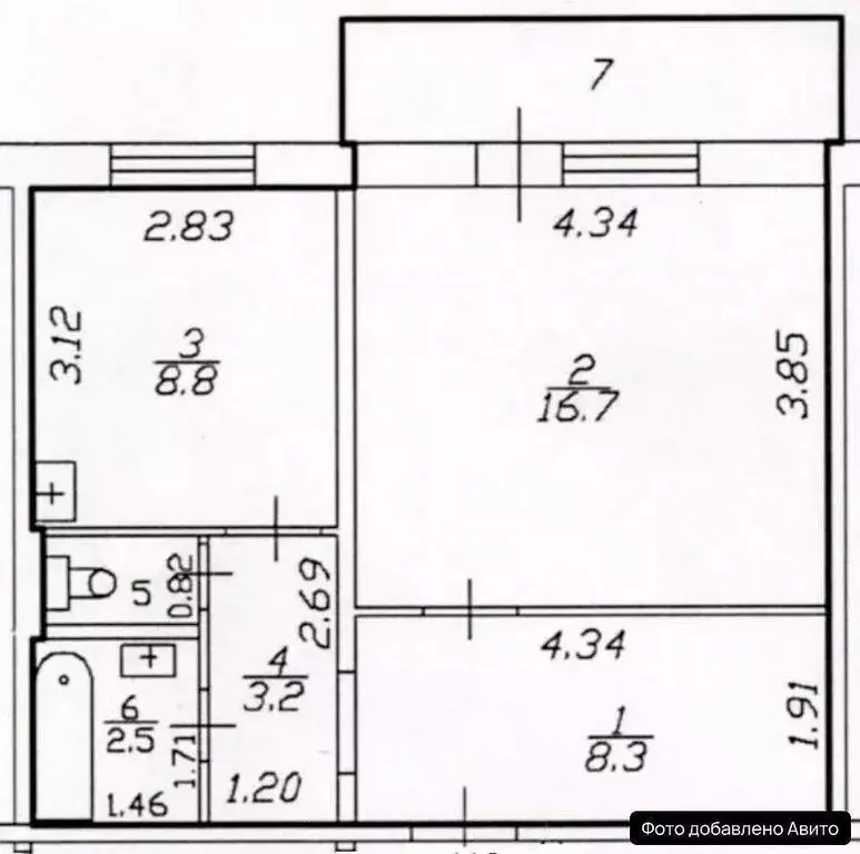 1-комнатная квартира: Красноярск, улица 9 Мая, 55 (40.8 м) - Фото 2