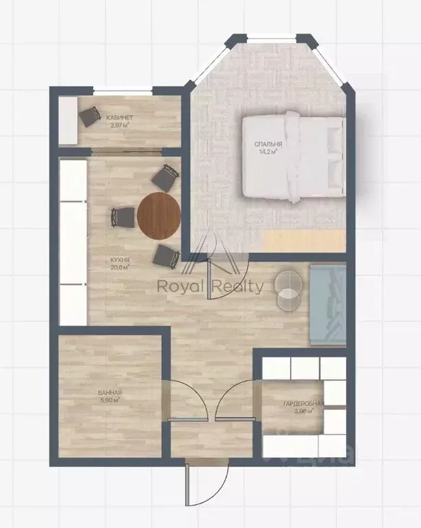 2-к кв. Санкт-Петербург Миргородская ул., 20 (50.0 м) - Фото 2