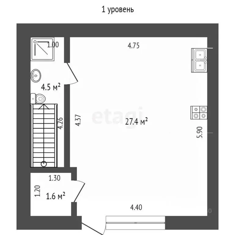 2-к кв. Крым, Феодосия ш. Керченское, 76 (69.7 м) - Фото 2