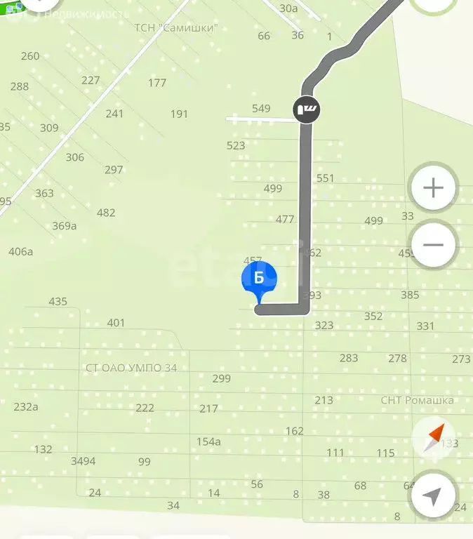 Участок в Уфа, коллективный сад № 34 ОСТ ОАО УМПО (8.23 м) - Фото 2