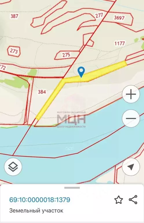 Участок в Тверская область, Калининский муниципальный округ, д. Орша  ... - Фото 2