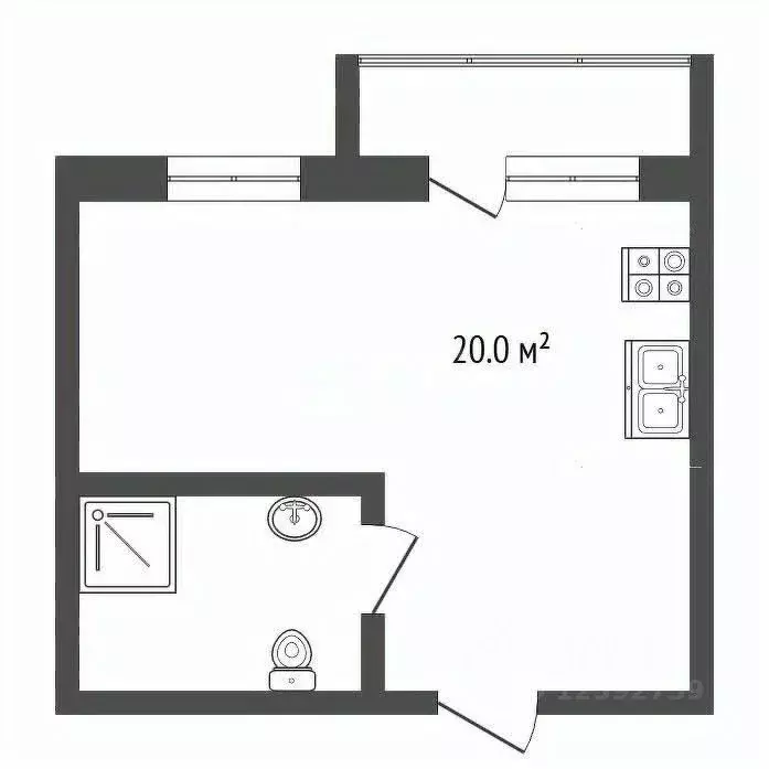 Студия Тамбовская область, Тамбов городской округ, с. Бокино пер. ... - Фото 2