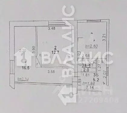 2-к кв. Ростовская область, Ростов-на-Дону ул. Максима Горького, 58 ... - Фото 2