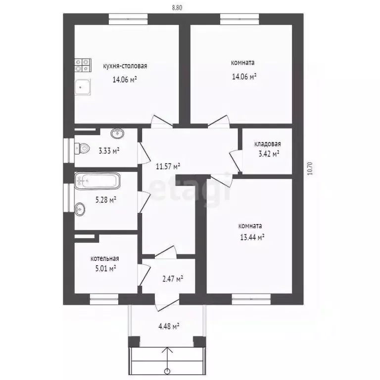 Дом в Тюменская область, Тюмень Садовое товарищество Липовый остров, ... - Фото 2