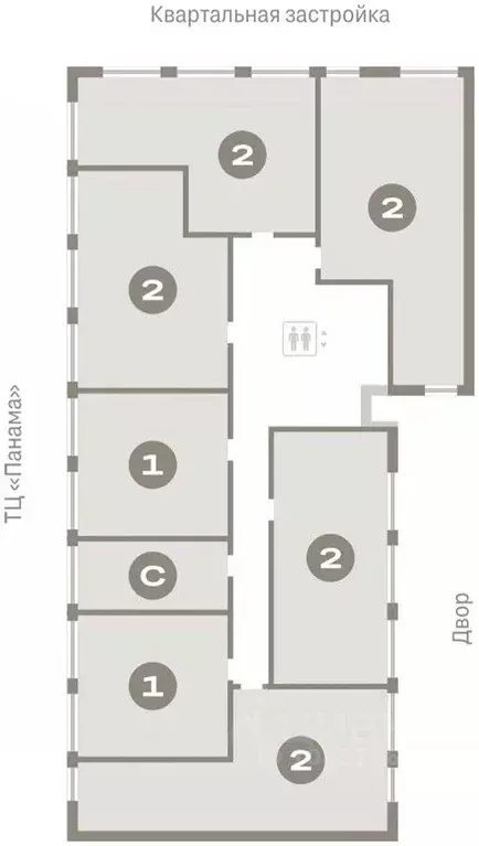 2-к кв. Тюменская область, Тюмень Мысовская ул., 26к1 (73.1 м) - Фото 1