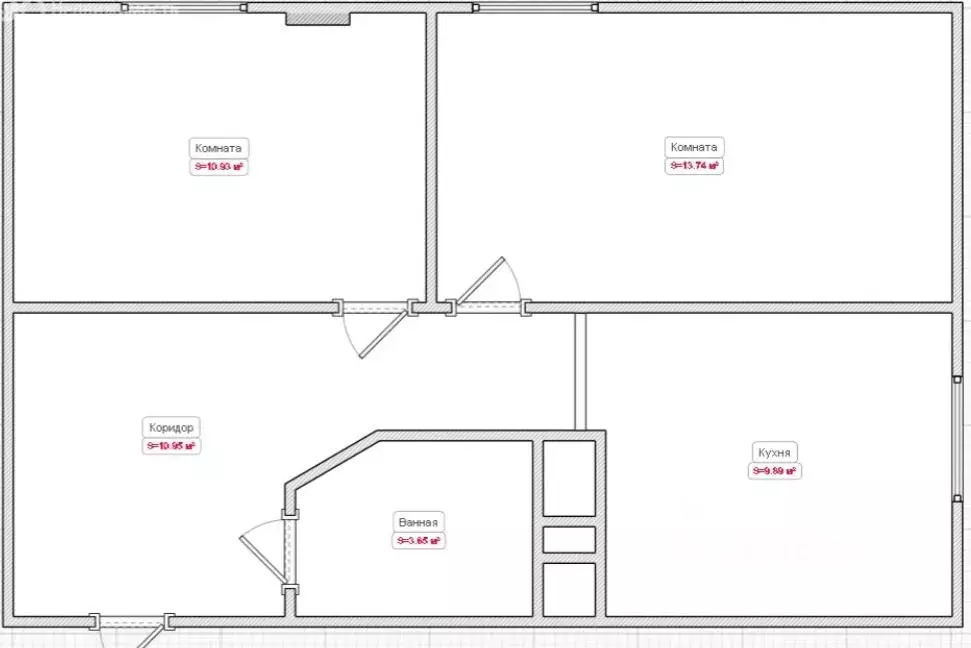 2-к кв. Краснодарский край, Краснодар Российская ул., 267/3к3 (42.0 м) - Фото 2