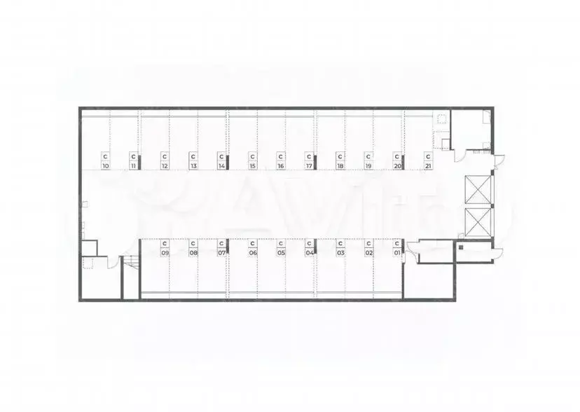 Машиноместо, 13 м - Фото 0