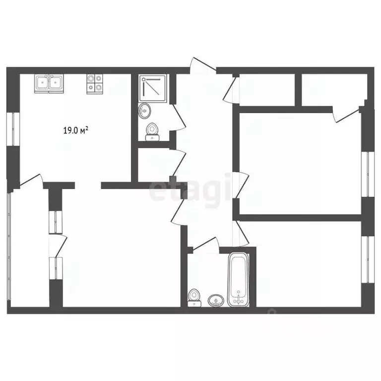 3-к кв. Московская область, Красногорск Заводская ул., 18к2 (104.7 м) - Фото 2