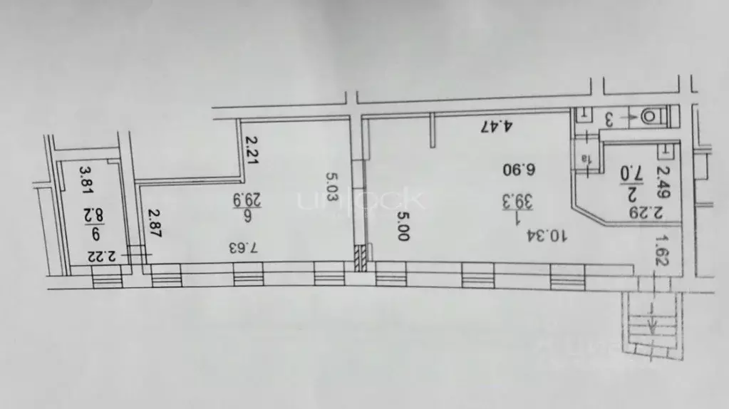 Помещение свободного назначения в Москва Пролетарский просп., 18К3 (85 ... - Фото 2