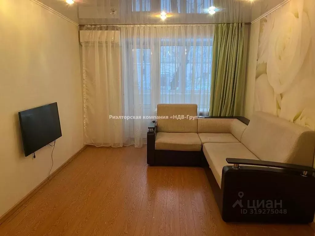 1-к кв. Хабаровский край, Хабаровск ул. Ким Ю Чена, 43 (35.0 м) - Фото 0