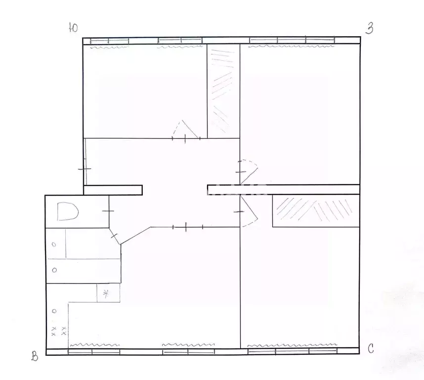3-к кв. Санкт-Петербург ул. Танкиста Хрустицкого, 108 (87.6 м) - Фото 2