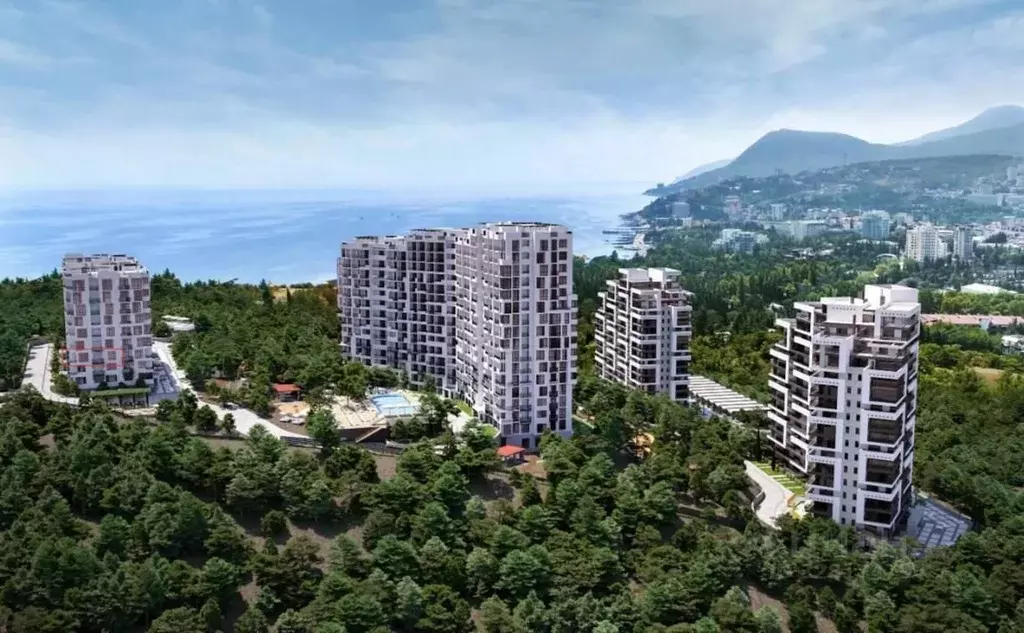 1-к кв. Крым, Алушта муниципальный округ, пос. Семидворье пер. ... - Фото 1