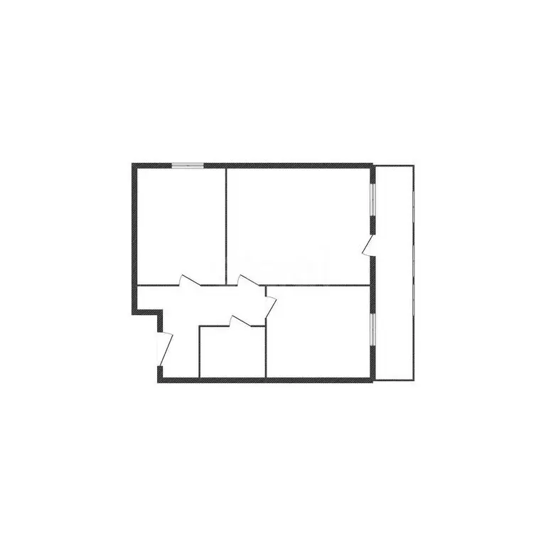 2-комнатная квартира: Старый Оскол, микрорайон Весенний, 2 (46 м) - Фото 1