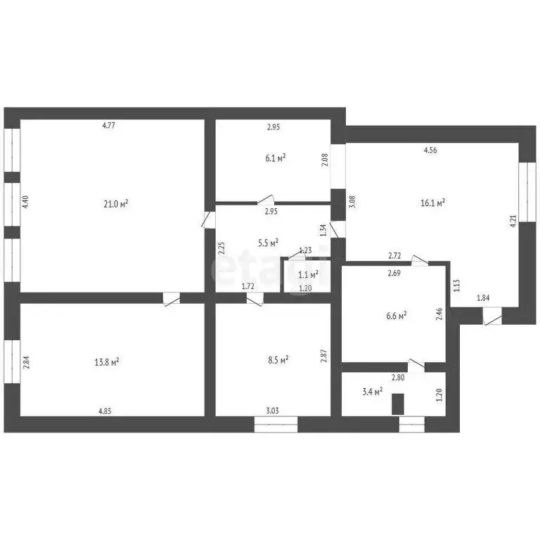 Дом в село Исетское, улица Мичурина (82.1 м) - Фото 1