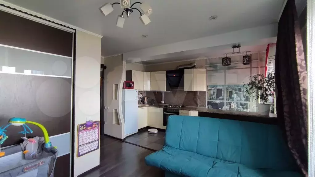 Квартира-студия, 35,5 м, 9/10 эт. - Фото 1