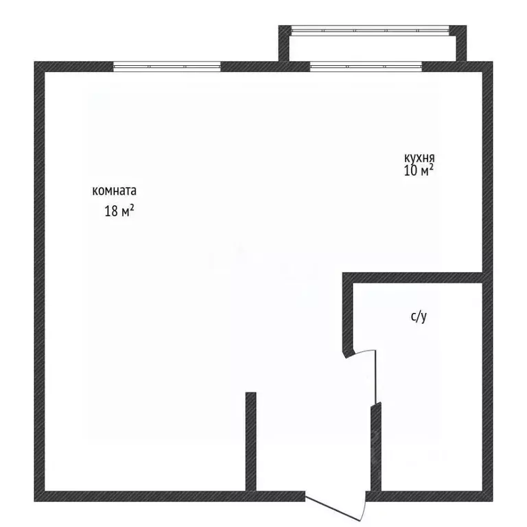 Студия Краснодарский край, Краснодар ул. Краеведа Соловьева, 2к1 (38.0 ... - Фото 1