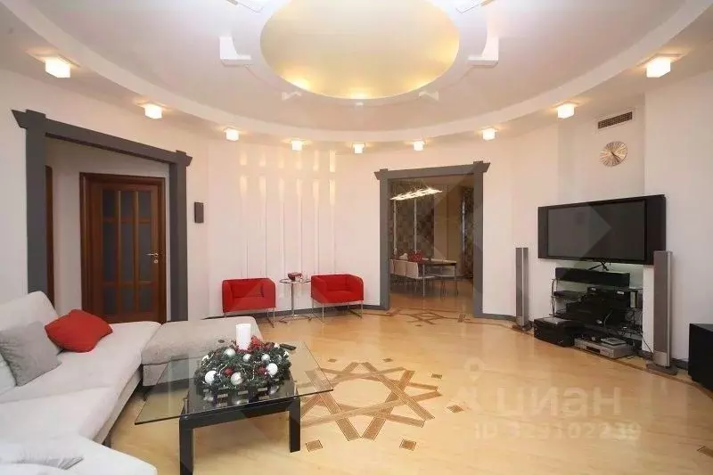 3-к кв. Москва 1-й Смоленский пер., 17 (140.0 м) - Фото 0