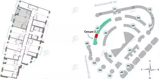 Квартира, 2 комнаты, 60.11 м - Фото 0