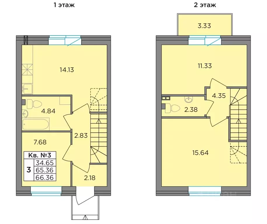 Таунхаус в Ленинградская область, Тосненский район, Федоровское ... - Фото 1