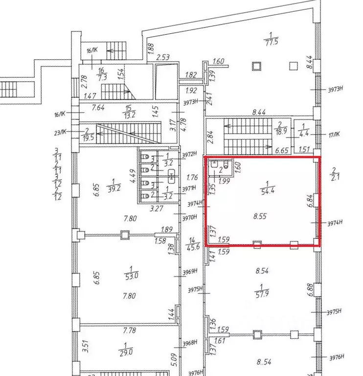 Помещение свободного назначения в Санкт-Петербург ул. Салова, 61 (57 ... - Фото 1