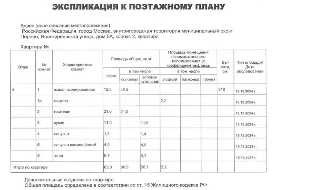 2-комнатная квартира: Москва, Новогиреевская улица, 5 (65.2 м) - Фото 2