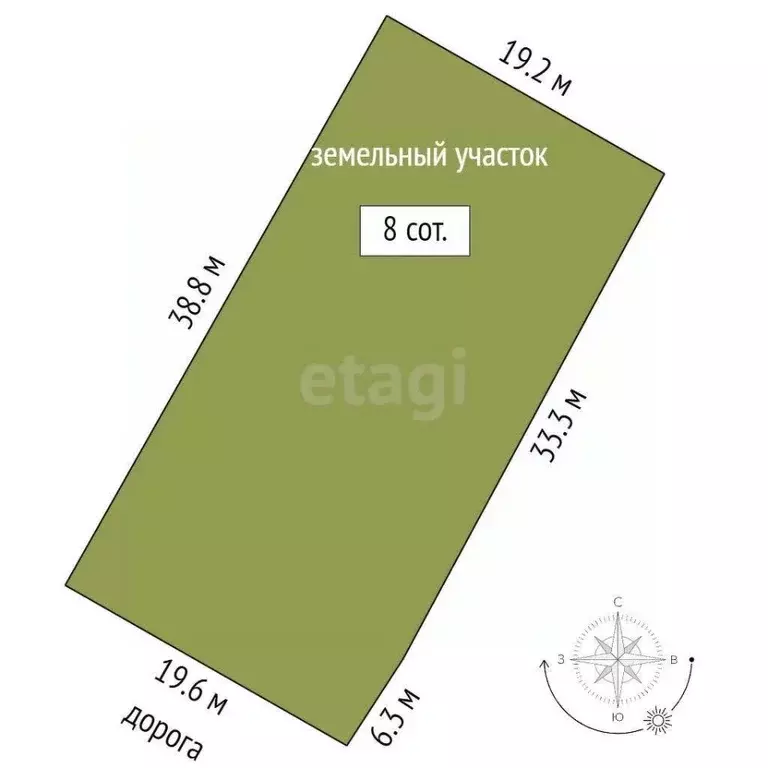 Участок в Ростовская область, Азовский район, Елизаветинское с/пос, ... - Фото 2