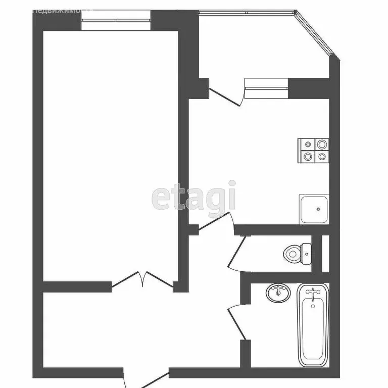 1-комнатная квартира: Дмитров, Гравийная улица, 8 (47.2 м) - Фото 1